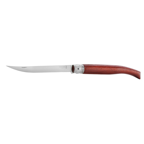 Couteau Opinel Effilé Padouk V2 : Élégance et Sécurité Inégalées