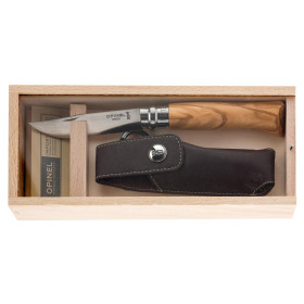 Couteau Opinel n°8 Olivier : Élégance et Sécurité en Poche
