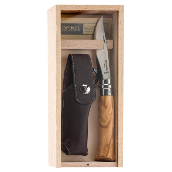 Couteau Opinel n°8 Olivier : Élégance et Sécurité en Poche