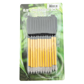 Fléchettes 6.5'' pour Arbalète : Précision et Robustesse Assurées