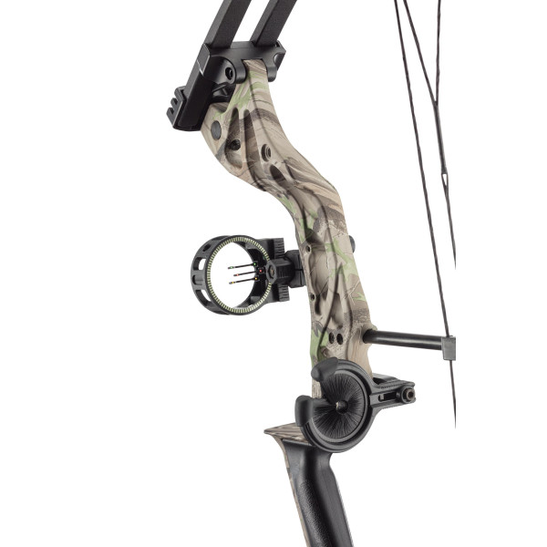 Arc Compound MK 75 Camo : Puissance Ajustable et Précision Inégalée