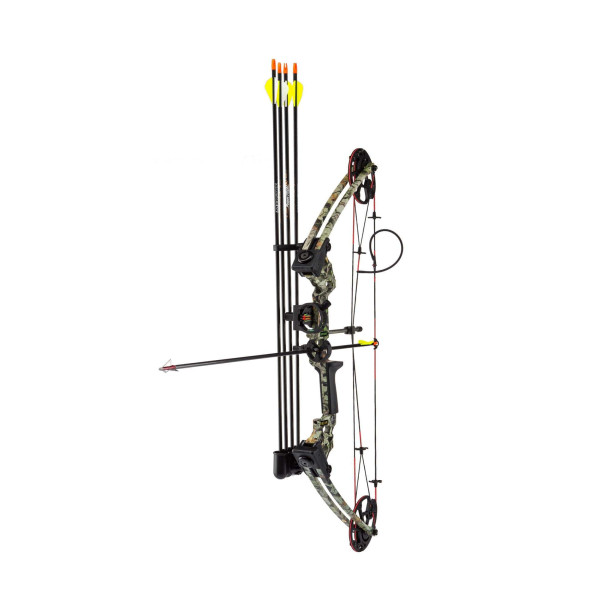 Pack Arc Compound M120 Camo : Puissance Ajustable et Précision Maximale