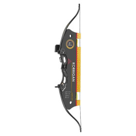 Arc EK Korrigan Noir : Puissance Ajustable pour Jeunes Archers