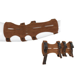 Protège-bras en cuir 28 cm : confort et protection pour archers