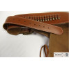 Ceinturon Western en Cuir avec Holster Sherif - Style Authentique