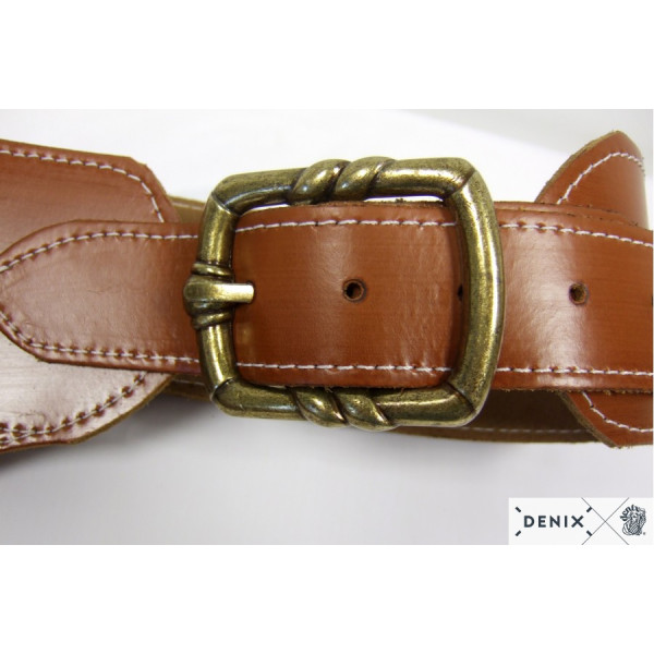 Ceinturon Western en Cuir avec Holster Sherif - Style Authentique