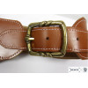 Ceinturon Western en Cuir avec Holster Sherif - Style Authentique