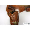 Ceinturon Western en Cuir avec Holster Sherif - Style Authentique
