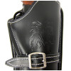 Ceinturon Cuir Noir avec Holster : Élégance et Praticité Western