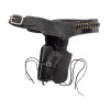 Ceinturon Noir Western : Élégance Authentique pour Revolvers