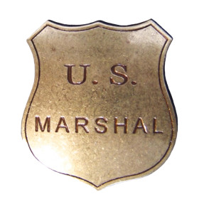 Etoile US Marshall : Insigne Authentique pour Passionnés Western