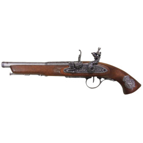 Réplique Authentique de Pistolet Napoléonien en Bois et Métal