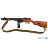 Réplique Authentique PPSH-41 : Icône Soviétique en Bois et Métal