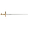 Réplique d'Épée Médiévale Française avec Fourreau Royal Fleur de Lys