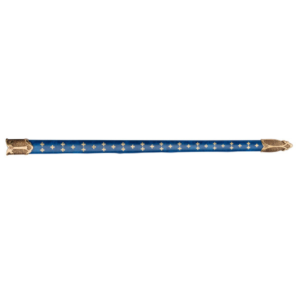 Réplique d'Épée Médiévale Française avec Fourreau Royal Fleur de Lys