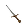 Réplique d'Épée Médiévale Française avec Fourreau Royal Fleur de Lys
