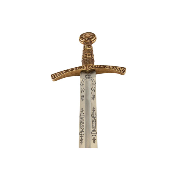 Réplique d'Épée Médiévale Française avec Fourreau Royal Fleur de Lys