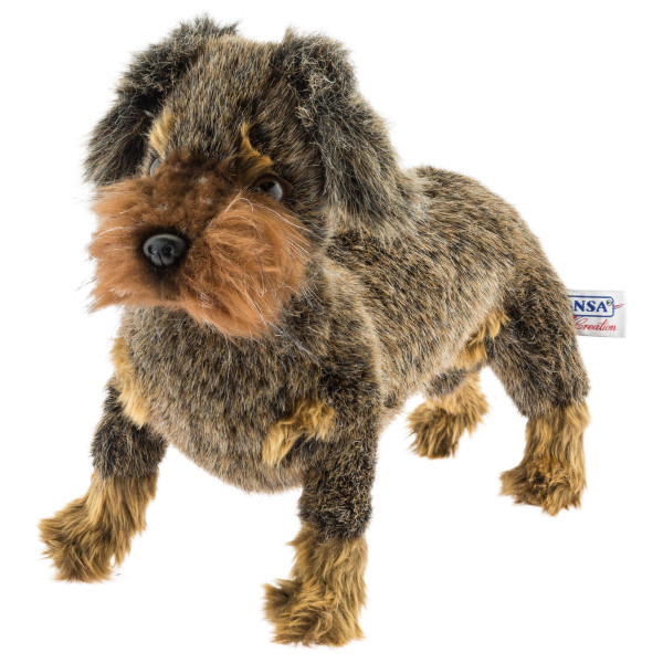 Peluche Teckel Réaliste 43 cm : Décoration et Jeu Enfant