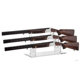 Porte-fusils Plexiglass : Élégance et Sécurité pour 3 Armes
