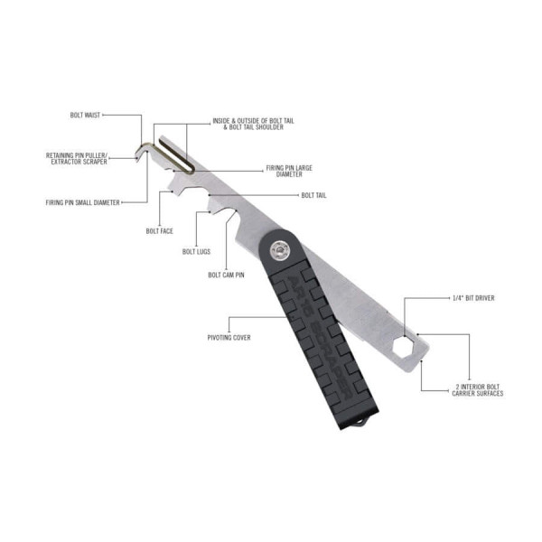 Nettoyage Optimal AR15 : Grattoir Real Avid Multi-Fonctions