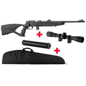 Pack Carabine BO Cal. 22 LR : Précision et Silence Assurés
