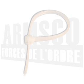 Menottes Serflex Blanches - Paquet de 25, Compatible Ceinturon ET3050