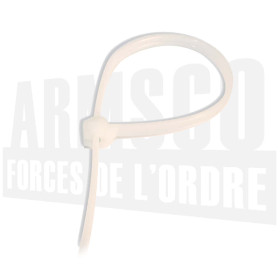 Menottes Serflex Blanches - Paquet de 25, Compatible Ceinturon ET3050