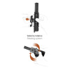 Porte-lampe Orientable Noire : Flexibilité et Précision Maximales
