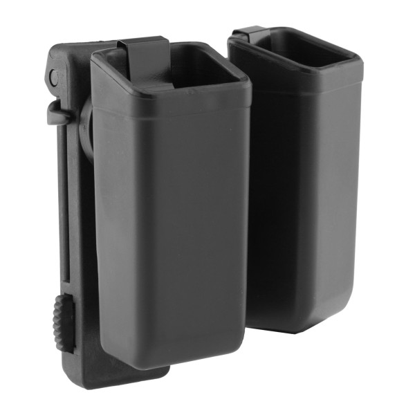 Double Porte Chargeur Pivotant 9mm : Accès Rapide et Compact