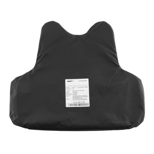 Gilet Pare-Balles Discret Noir SK1+ : Protection et Confort Optimal