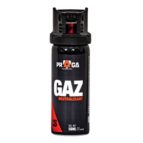 Bombe Gaz Praga CS 50ml : Protection Instantanée et Discrète