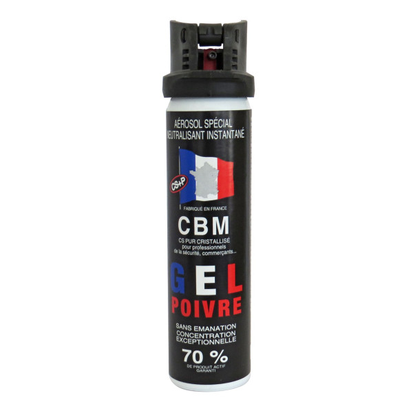Sécurisez-vous avec la Bombe Red Pepper 75ml : compacte et fiable