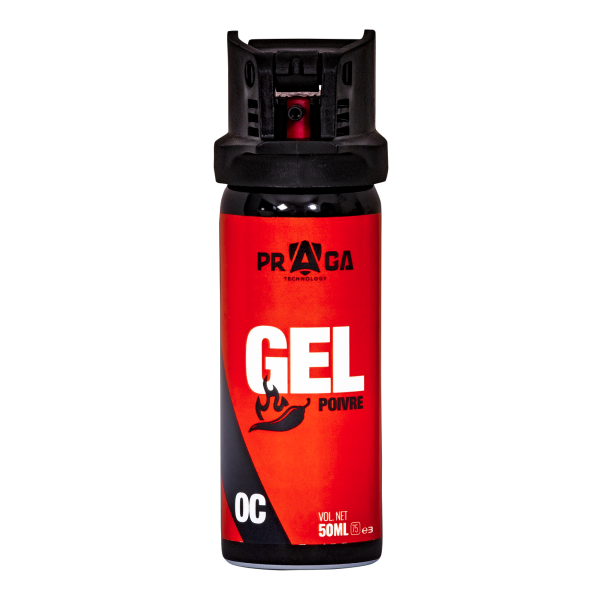 Spray Red Pepper Praga 50Ml : Protection Précise et Sécurisée