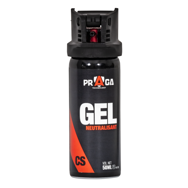Bombe Gel Praga CS 50Ml : Défense Efficace et Format Pratique