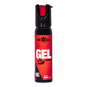 Spray Red Pepper Praga 25ml : Sécurité Précise et Fiable en Gel