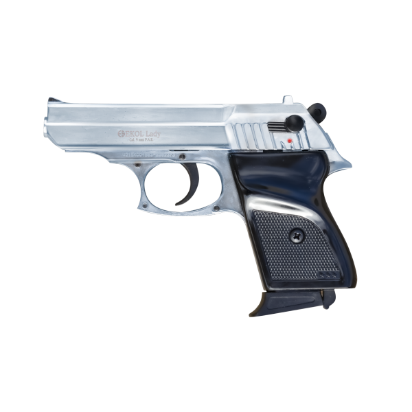 Pistolet Lady Chrome 9mm Pa : Élégance et Maniabilité Optimale