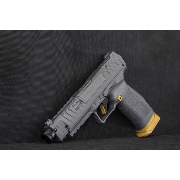 Pistolet CANIK SFX CO2 : Précision et Esthétique Silver/Gold
