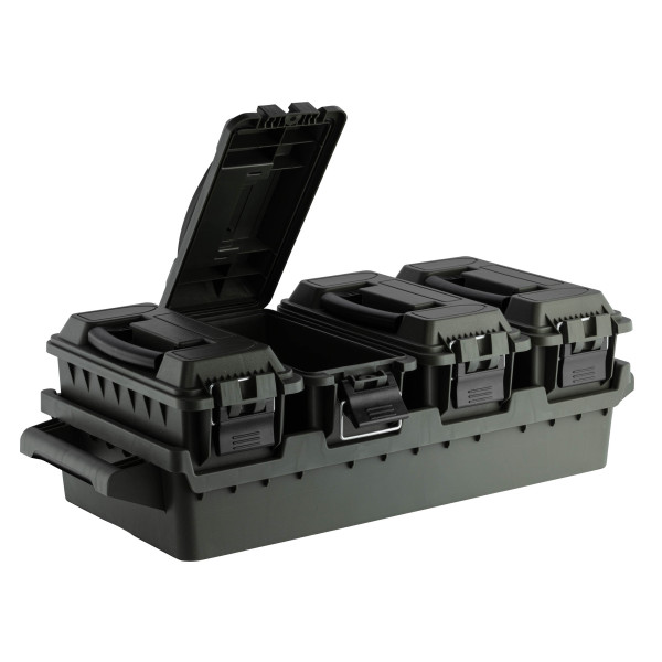 Set de 4 Caisses à Munitions : Sécurité et Transport Optimisés