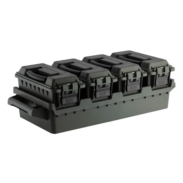 Set de 4 Caisses à Munitions : Sécurité et Transport Optimisés