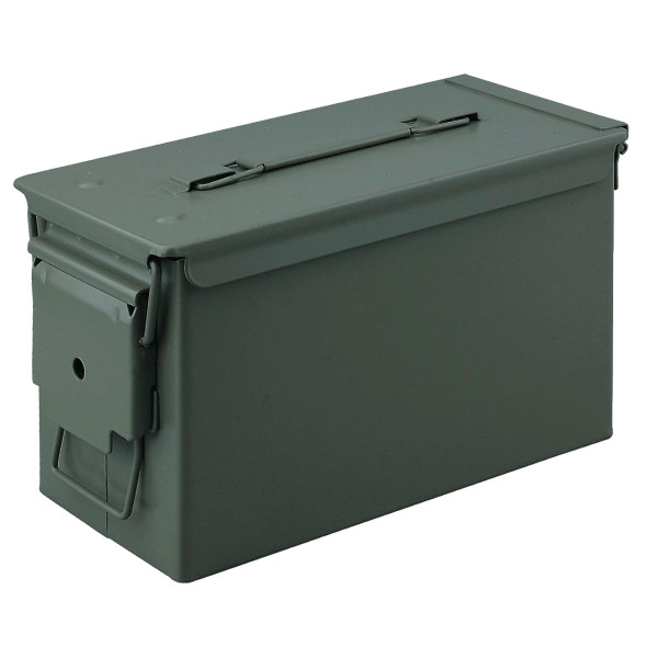 Caisse Munitions Métal Cal.50 : Stockage Étanche et Sécurisé