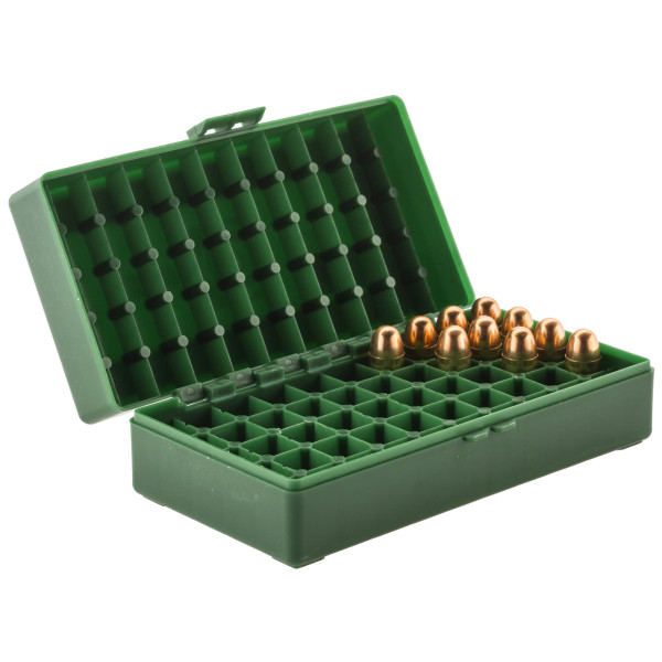 Boîte Mégaline : Stockage Sécurisé pour 50 Munitions Cal. 45 ACP