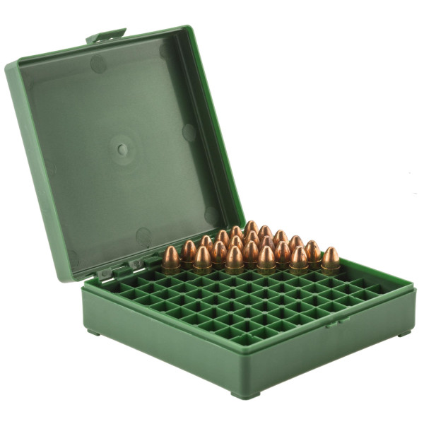 Boîte Mégaline : Stockez 100 Munitions 9x19 en Toute Sécurité