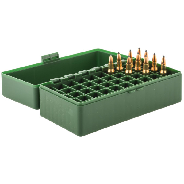 Boîte Mégaline : Stockage Sécurisé pour 50 Munitions Cal. 222/223