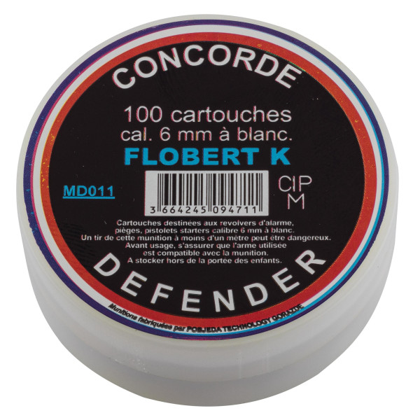Cartouches Concorde 6 mm Flobert : Entraînement sûr et réaliste