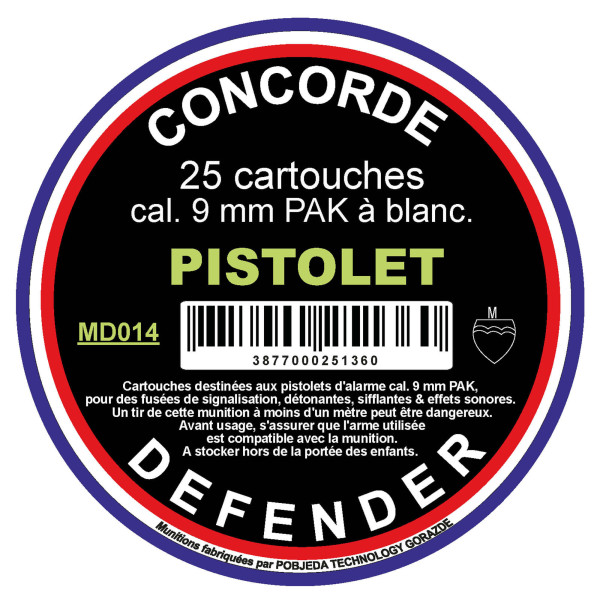 Cartouches 9 mm à Blanc : Impact Sonore Réaliste pour Entraînement