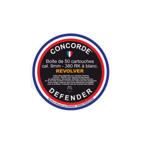 Cartouches 9 mm à Blanc Rk : Puissance Sonore pour Entraînement Sécurisé
