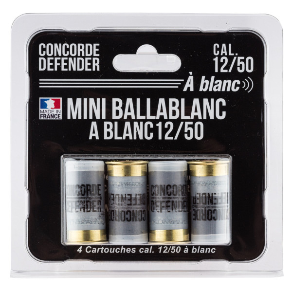 Cartouches Cal. 12/50 à Blanc : Puissance Sonore pour Sécurité Maximale