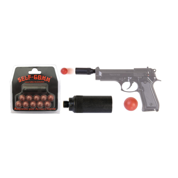 Adaptateur Armes d'Alarme : Protection Efficace avec Projectiles 18 mm