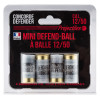 Cartouches Mini Defend-Ball 12/50 : Défense Non Létale à 30m