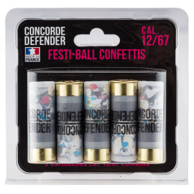 Cartouches Festi-Ball 12/67 : Éclatez vos fêtes avec des confettis !
